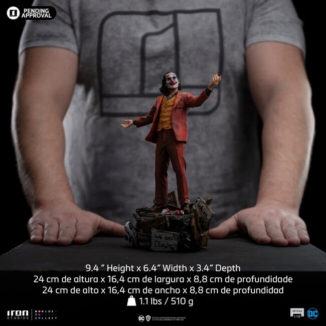 DC Comics Art Scale Deluxe Statue 1/10 Joker (Arthur Fleck) 19 cm