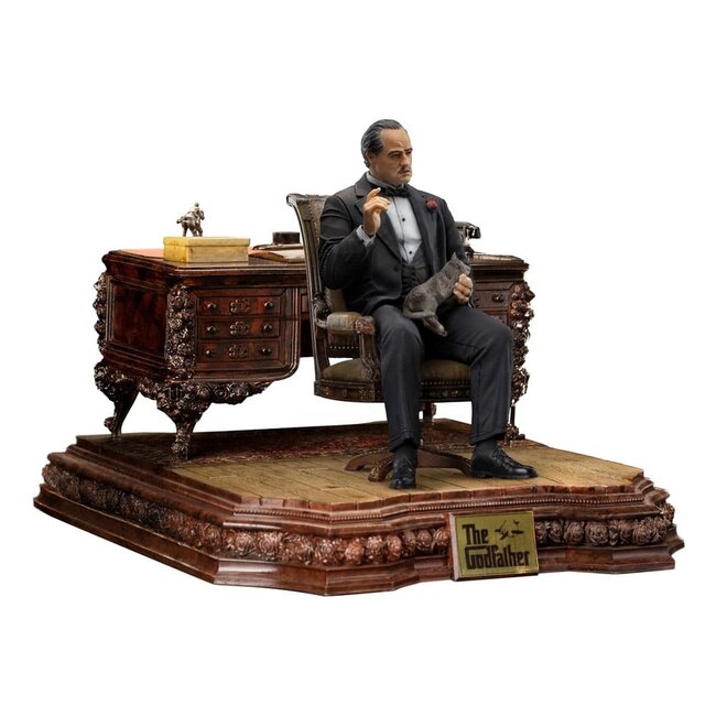 Der Pate Deluxe-Kunststatue im Maßstab 1:10 Don Vito Corleone 19 cm