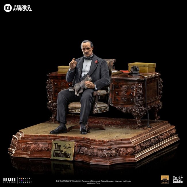 Der Pate Deluxe-Kunststatue im Maßstab 1:10 Don Vito Corleone 19 cm