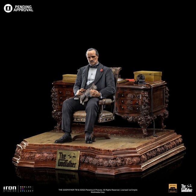 Der Pate Deluxe-Kunststatue im Maßstab 1:10 Don Vito Corleone 19 cm
