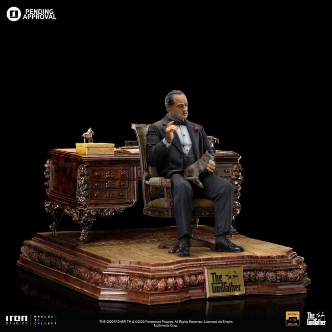 Der Pate Deluxe-Kunststatue im Maßstab 1:10 Don Vito Corleone 19 cm