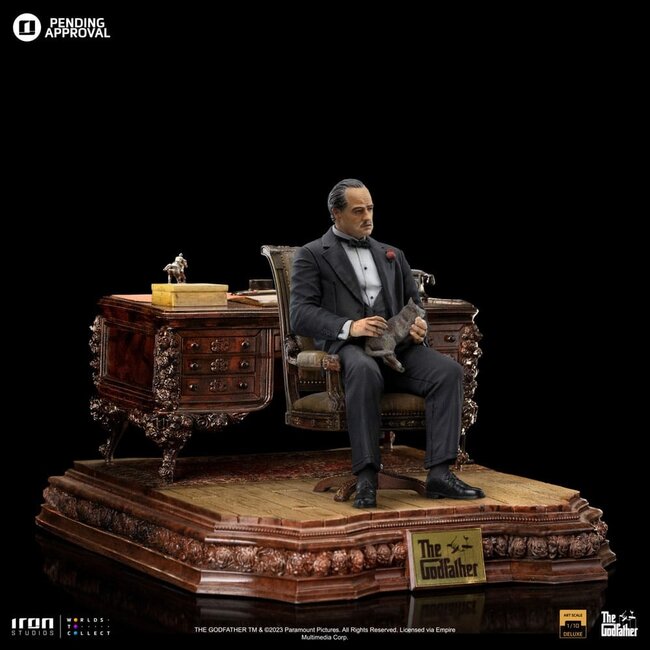 Der Pate Deluxe-Kunststatue im Maßstab 1:10 Don Vito Corleone 19 cm