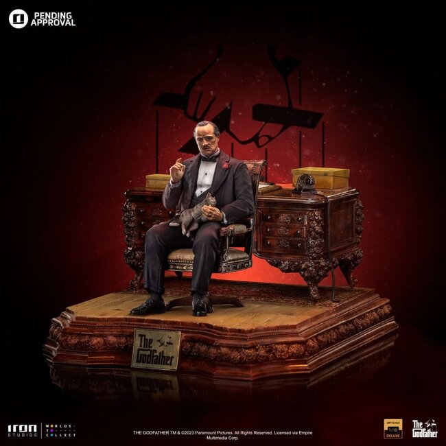 Der Pate Deluxe-Kunststatue im Maßstab 1:10 Don Vito Corleone 19 cm