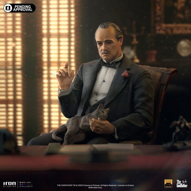 Der Pate Deluxe-Kunststatue im Maßstab 1:10 Don Vito Corleone 19 cm