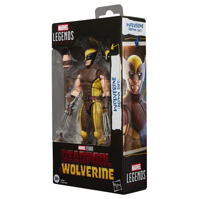 Deadpool & Wolverine Marvel Legends Actionfigur Wolverine (Brauner Anzug) 15 cm