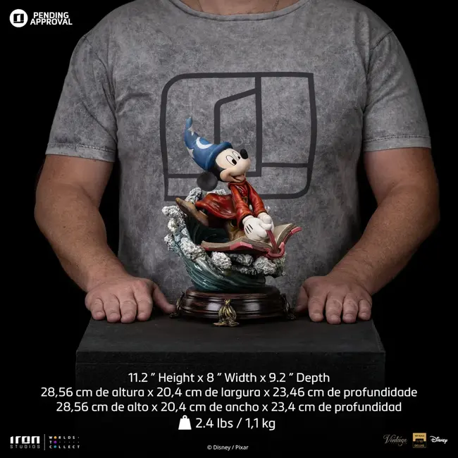 Disney Classics Vintage Collection Deluxe Art Scale Statue 1/10 Zauberer Mickey 28 cm