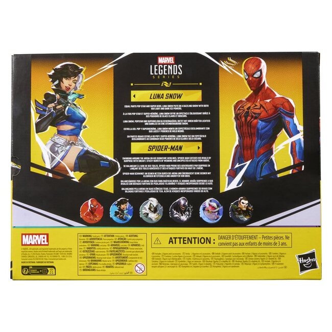 Marvel Rivals Marvel Legends Action Figure 2-Pack Spider-Man & Luna Snow 15 cm