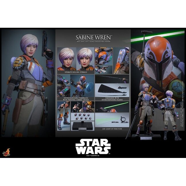 Star Wars: Rebels Television Masterpiece Actionfigur 1/6 Sabine Wren 29 cm