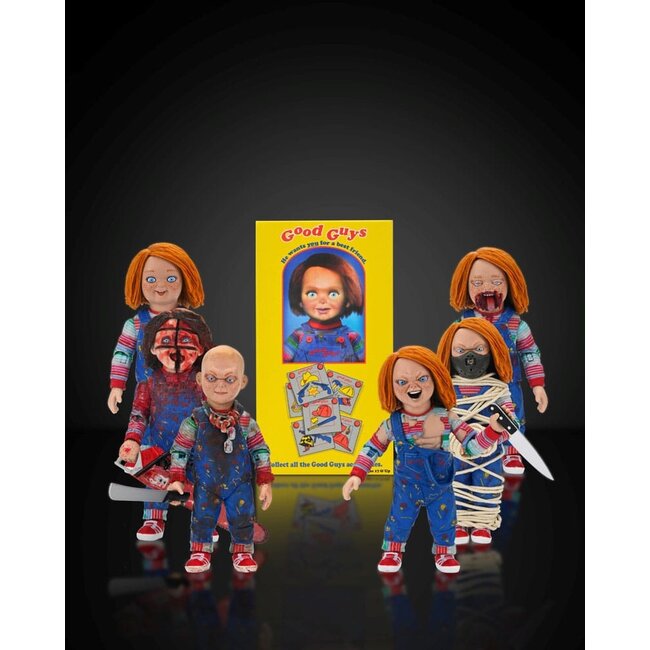 Chucky (TV-Serie) Actionfiguren Blindbox 1/7 - Buff Chucky 10 cm