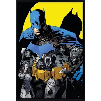 Sideshow Collectibles DC Comics Kunstdruck Batman #1 (Hochglanz-Schwarze Edition) 41 x 61 cm - ungerahmt