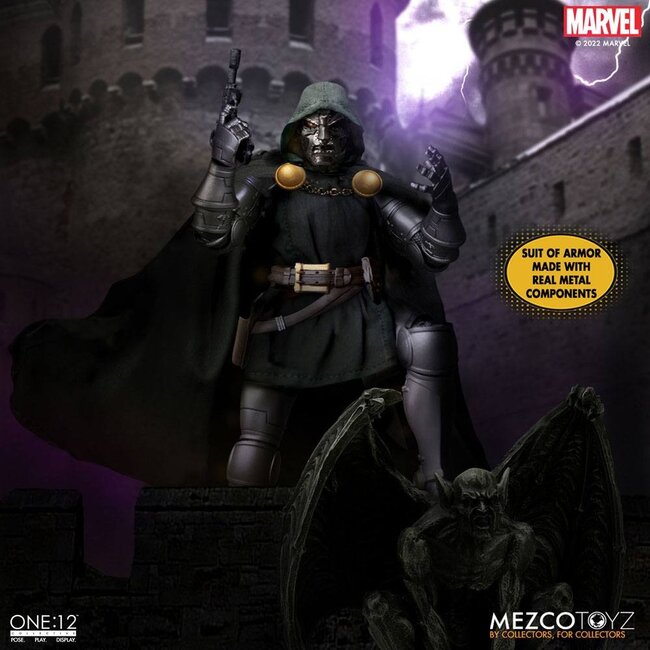 Marvel Actionfigur 1/12 Doctor Doom 17 cm