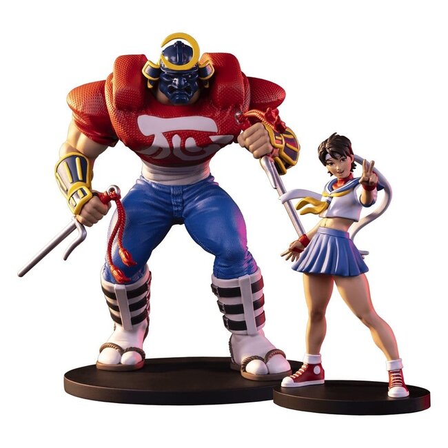 Street Fighter Street Jam Statues 1/10 Sakura & Sodom 22 cm