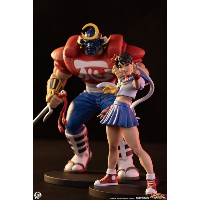 Street Fighter Street Jam Statuen 1/10 Sakura & Sodom 22 cm