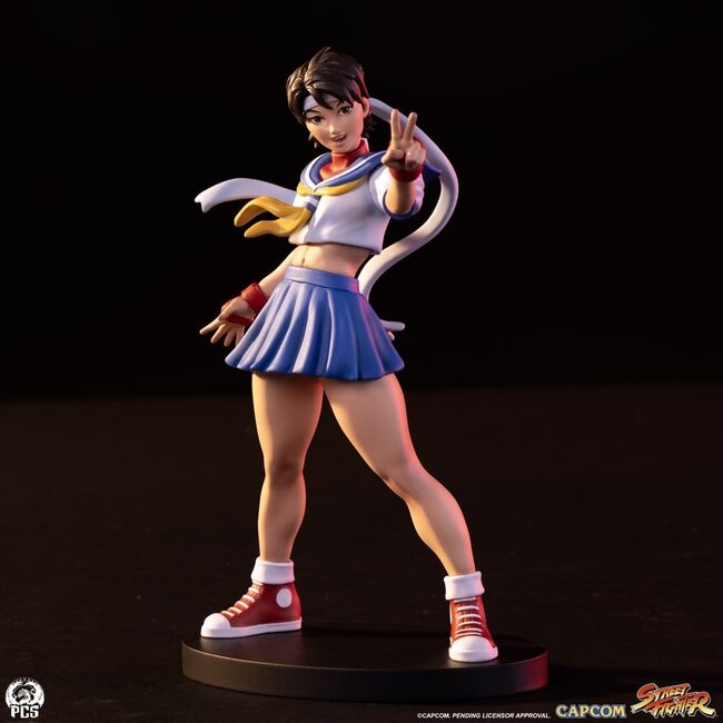 Street Fighter Street Jam Statuen 1/10 Sakura & Sodom 22 cm