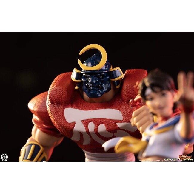 Street Fighter Street Jam Statuen 1/10 Sakura & Sodom 22 cm