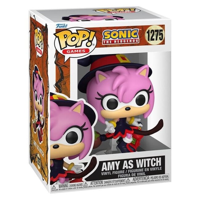 Sonic the Hedgehog POP! Games Vinylfigur Amy auf dem Besen 9 cm
