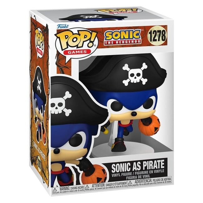 Sonic the Hedgehog POP! Games Vinylfigur Piraten-Sonic 9 cm