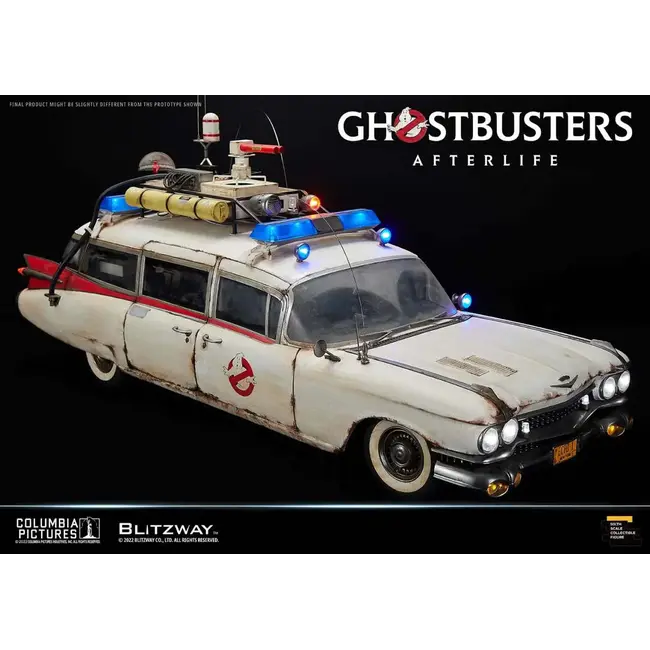 Ghostbusters: Afterlife Vehicle 1/6 ECTO-1 1959 Cadillac 116 cm