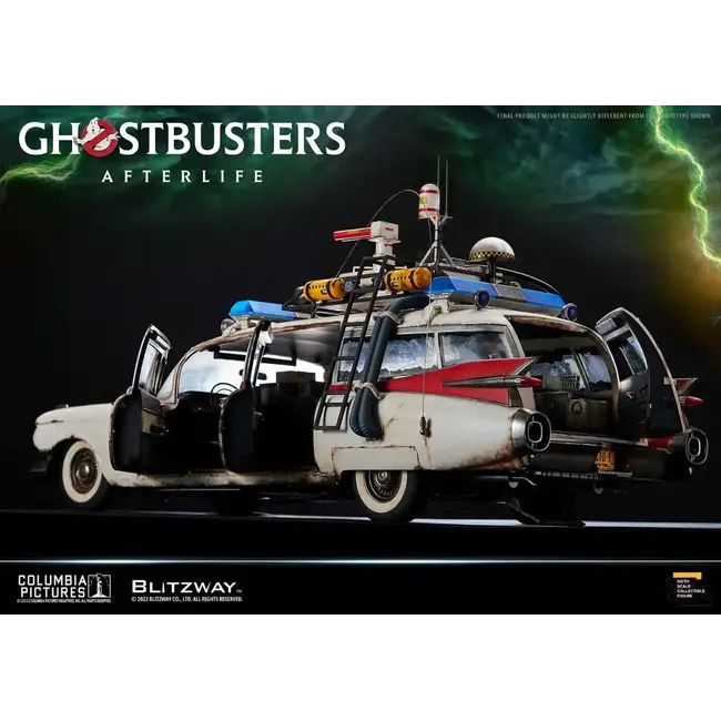 Ghostbusters: Afterlife Vehicle 1/6 ECTO-1 1959 Cadillac 116 cm