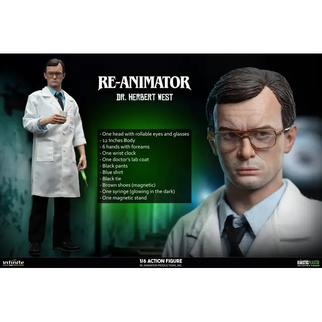 Re-Animator Doctor Herbert West 1/6 Action Figure Standard Edition