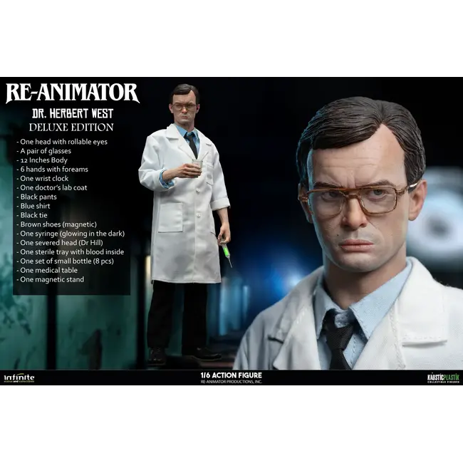 Re-Animator Dr. Herbert West 1/6 Actionfigur Deluxe Edition