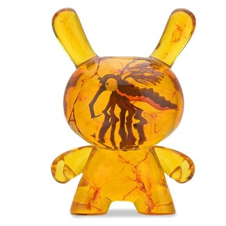 Kidrobot Dunny Art Spielzeugfigur aus Kunstharz, Bernstein, 20 cm