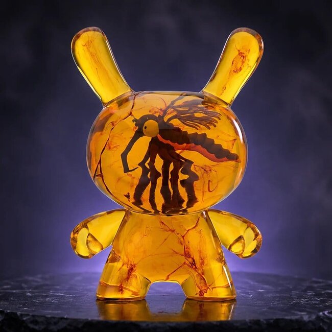 Dunny Art Spielzeugfigur aus Kunstharz, Bernstein, 20 cm
