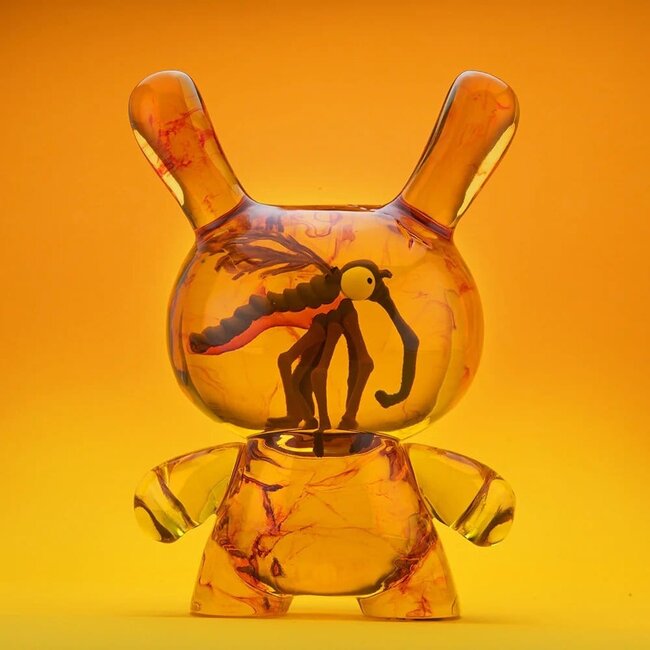 Dunny Art Spielzeugfigur aus Kunstharz, Bernstein, 20 cm