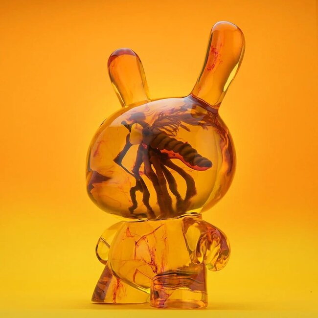 Dunny Art Spielzeugfigur aus Kunstharz, Bernstein, 20 cm