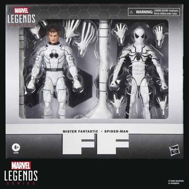 Future Foundation Marvel Legends Actionfiguren-Doppelpack: Mister Fantastic & Spider-Man (15 cm)