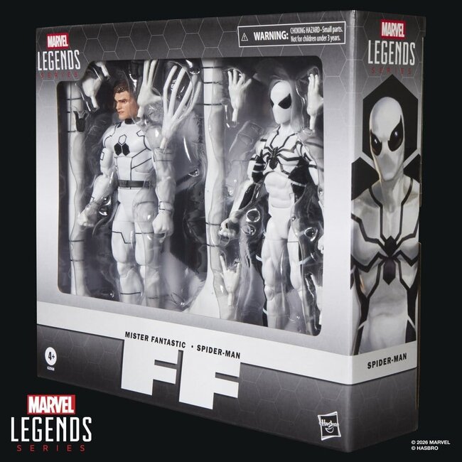 Future Foundation Marvel Legends Actionfiguren-Doppelpack: Mister Fantastic & Spider-Man (15 cm)