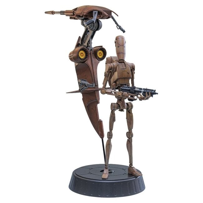 Star Wars: Episode I – Die dunkle Bedrohung – Film-Meisterwerk-Actionfiguren-Set 1/6 Kampfdroide & STAP 32 cm