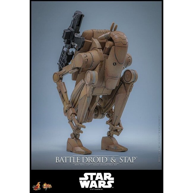 Star Wars: The Phantom Menace Movie Masterpiece Action Figure Set 1/6 Battle Droid & STAP 32 cm