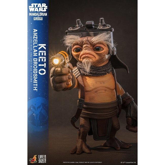 Star Wars: The Mandalorian & Grogu – Lebensgroße Meisterwerk-Figur Keeto (Anzellanischer Droidenschmied) 26 cm