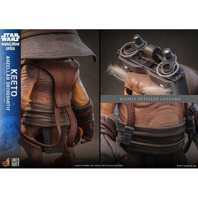 Star Wars: The Mandalorian & Grogu – Lebensgroße Meisterwerk-Figur Keeto (Anzellanischer Droidenschmied) 26 cm