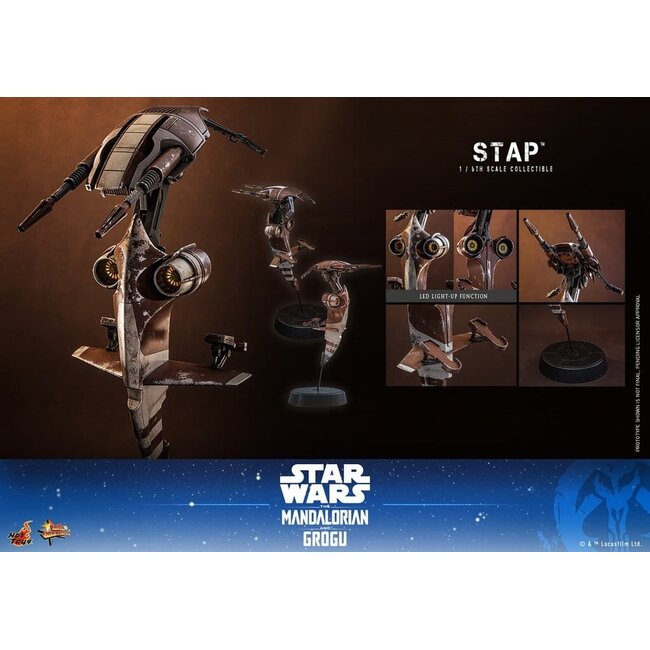 Star Wars: The Mandalorian & Grogu Movie Masterpiece Zubehör 1/6 STAP 32 cm