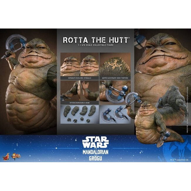 Star Wars Movie Masterpiece Action Figure 1/6 Rotta The Hutt 32 cm