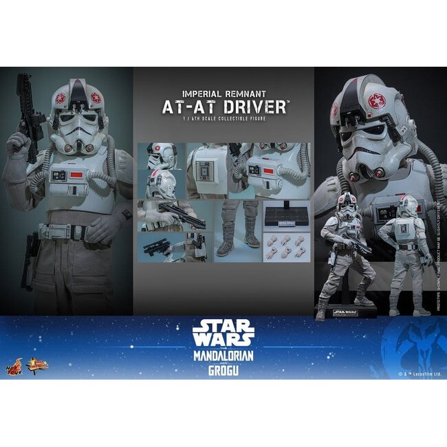 Star Wars Movie Masterpiece Action Figure 1/6 Imperial Remnant AT-AT Driver 30 cm