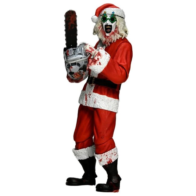 Terrifier 3 Actionfigur Ultimativer Weihnachtsmannanzug Art der Clown (Blutige Version) 18 cm