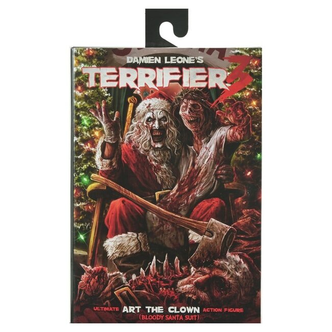 Terrifier 3 Actionfigur Ultimativer Weihnachtsmannanzug Art der Clown (Blutige Version) 18 cm