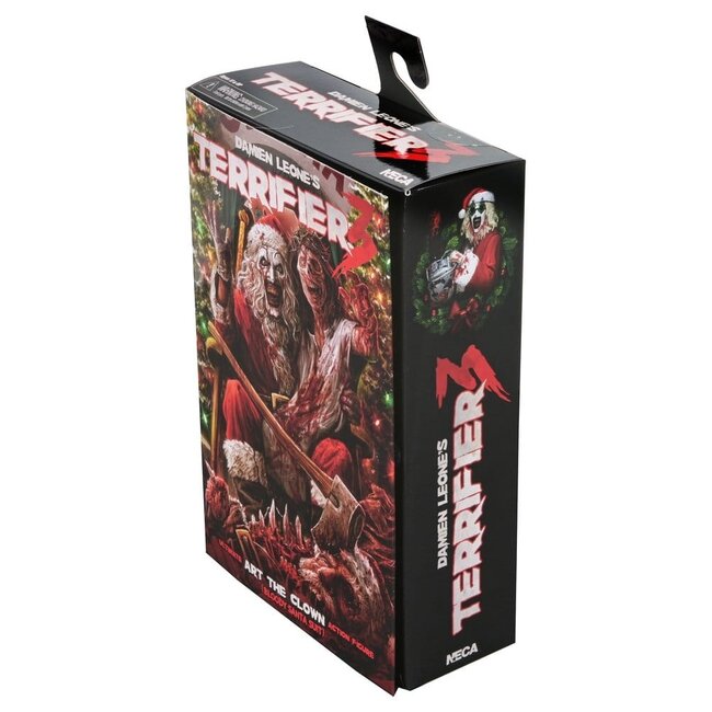 Terrifier 3 Actionfigur Ultimativer Weihnachtsmannanzug Art der Clown (Blutige Version) 18 cm