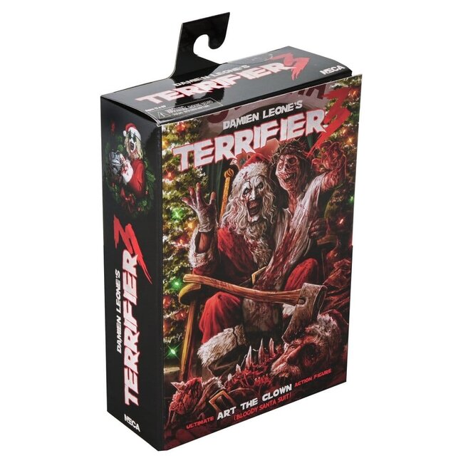 Terrifier 3 Actionfigur Ultimativer Weihnachtsmannanzug Art der Clown (Blutige Version) 18 cm