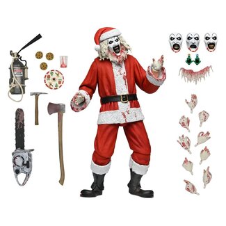 NECA  Terrifier 3 Actionfigur Ultimativer Weihnachtsmannanzug Art der Clown (Blutige Version) 18 cm