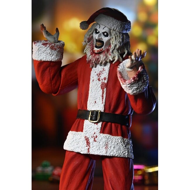 Terrifier 3 Actionfigur Ultimativer Weihnachtsmannanzug Art der Clown (Blutige Version) 18 cm