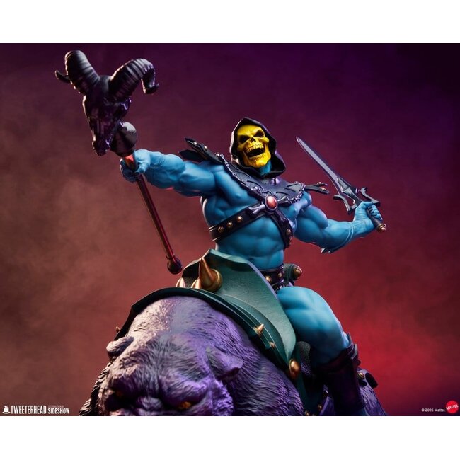 Masters of the Universe 1/4 Figur Skeletor & Panthor 81 cm