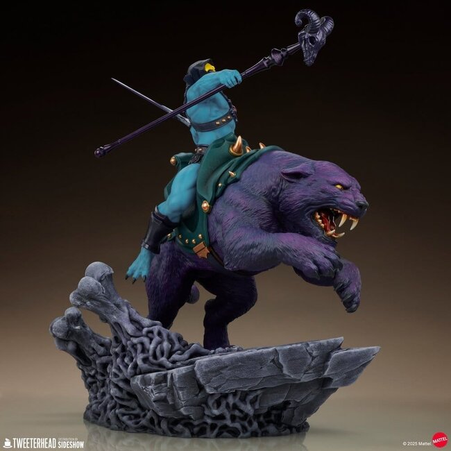 Masters of the Universe 1/4 Figur Skeletor & Panthor 81 cm