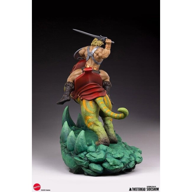 Masters of the Universe 1/4 Figur He-Man & Battle Cat 76 cm