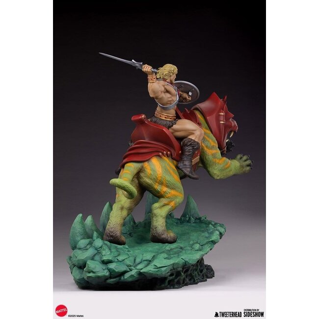 Masters of the Universe 1/4 Figur He-Man & Battle Cat 76 cm