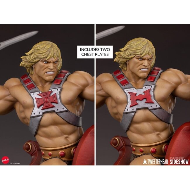 Masters of the Universe 1/4 Figure He-Man & Battle Cat 76 cm