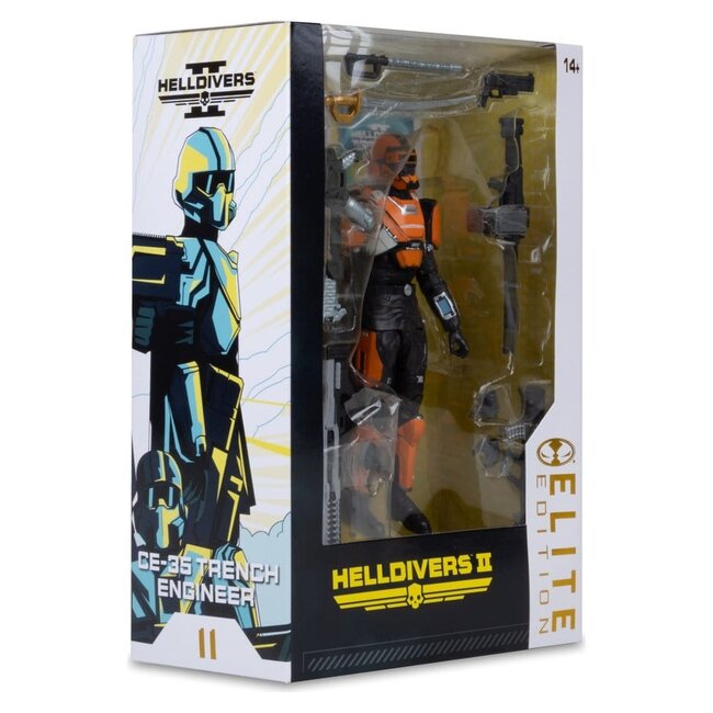 Helldivers 2 McFarlane Elite Edition Actionfigur CE-25 Grabeningenieur (Deluxe) 18 cm
